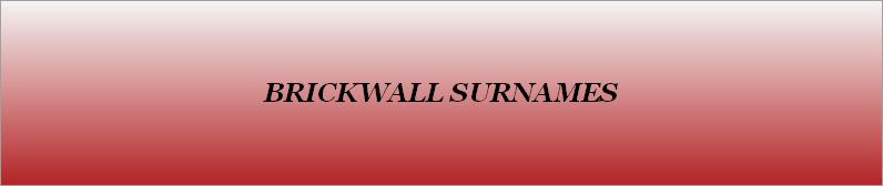 BRICKWALL SURNAMES