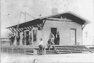 Cedar Bluff Train Depot - Click to enlarge