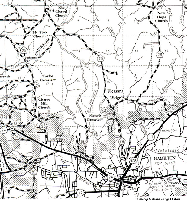 how to read township and range maps