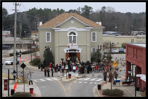 Shelby County Museum & Archives Dedication Crowd - 2010