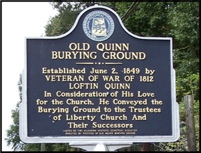 Quinn Cemetery Historic Roadside Marker - 2004